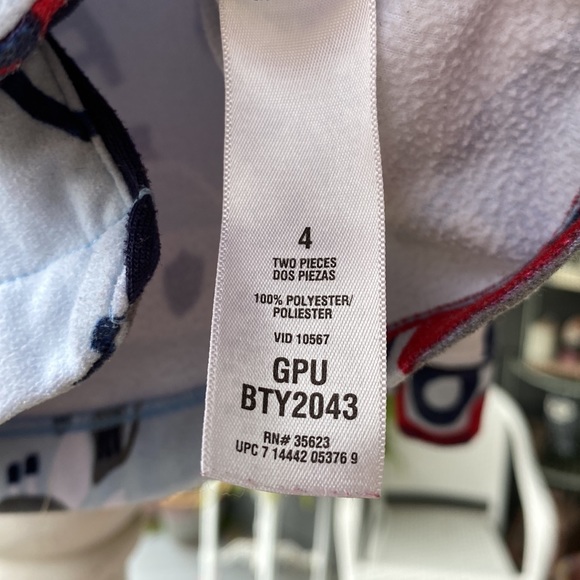 Carter’s Pajama (just the) Top, blue w/ rescue vehicles, 4T. - Picture 3 of 5